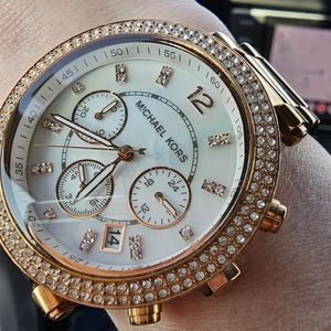 Michael kors watch gold rose
